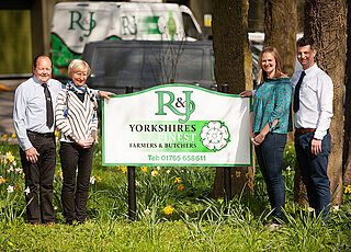 Founders Jo and Robert Atkinson with their son Ryan and his wife Kate