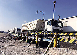 Bilancia per camion altamente resistente per le condizioni estreme