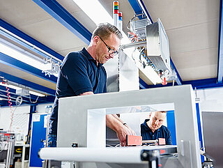 Picture of the production hall in Aachen