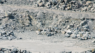 quarrying operation in the Middle East