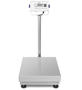 Picture shows a bench scale Puro® with indicator 