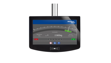 Abbildung eines Displays mit der Software prorecipe xt