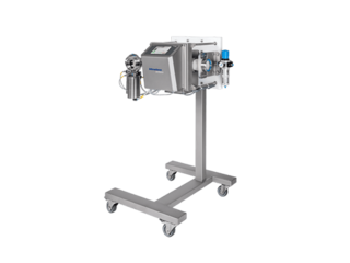 Pipeline metal detector for the detection of metallic contaminants in pumped viscous or liquid products.