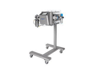 Pipeline metal detector for the detection of metallic contaminants in pumped viscous or liquid products.
