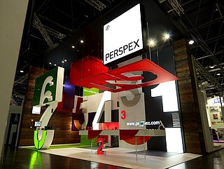 Perspex booth