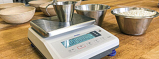 compact scale Puro supports the diverse processes of a bakery