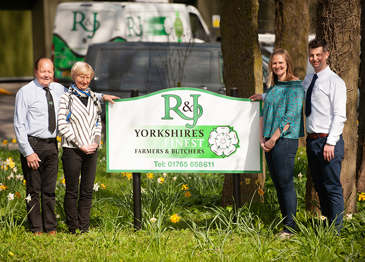 Founders Jo and Robert Atkinson with their son Ryan and his wife Kate