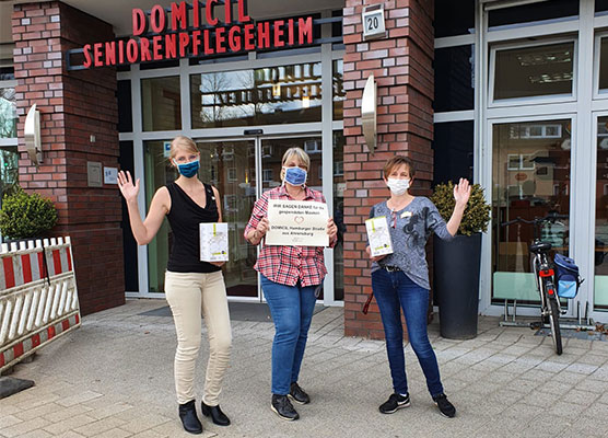 People who got a Masks donated by Minebea
