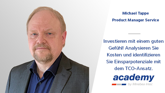 Thumbnail for webinar Analysieren Sie Kosten und identifizieren Sie Einsparpotenziale mit dem TCO-Ansatz held by Michael Tappe